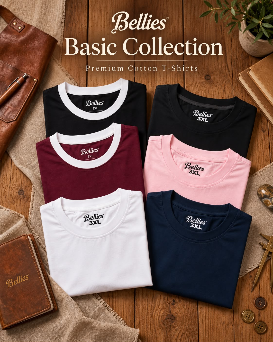 Plus Size Basic T-Shirts Egypt | 3XL–8XL | Bellies