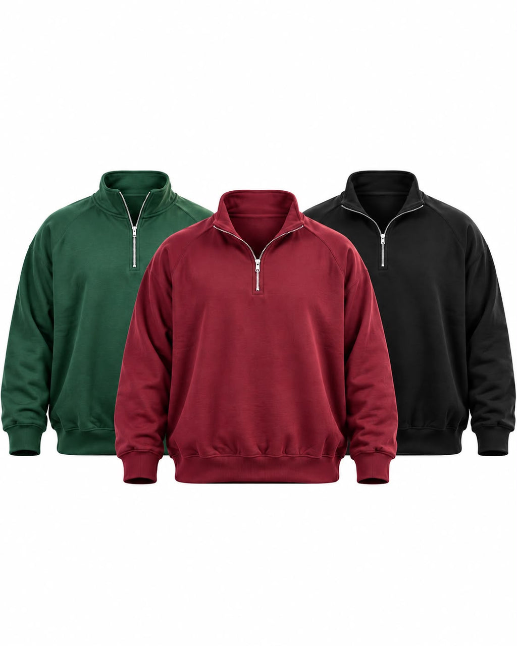 Bellies Premium Cotton Quarter-Zip Sweatshirt